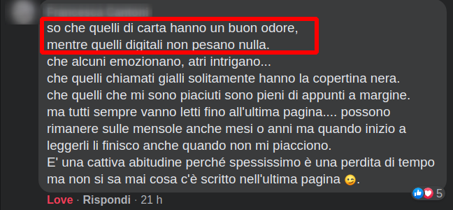 libri e odore
