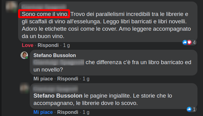 libri e vino